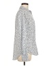 A New Day 100% Polyester Polka Dots Silver Long Sleeve Blouse Size M - photo 4
