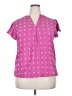 Blooming Jelly Pink Short Sleeve Blouse Size XXL - photo 1