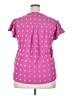 Blooming Jelly Pink Short Sleeve Blouse Size XXL - photo 2