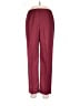 Sag Harbor 100% Polyester Chevron-herringbone Burgundy Dress Pants Size 10 - photo 1