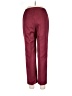Sag Harbor 100% Polyester Chevron-herringbone Burgundy Dress Pants Size 10 - photo 2