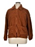 Pink Rose 100% Polyester Brown Faux Fur Jacket Size XL - photo 1