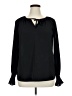 Assorted Brands 100% Polyester Black Long Sleeve Blouse Size XL (estimated) - photo 1