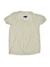 Maison Me Stripes Ivory Short Sleeve Button-Down Shirt Size 8y - photo 1