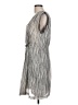 Jeffrey Monteiro Chevron-herringbone Gray Casual Dress Size 10 - photo 5