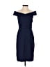 Laundry by Shelli Segal Solid Blue Cocktail Dress Size 2 - photo 1