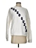 Lucky Brand 100% Cotton Graphic White Sweatshirt Size S - photo 1