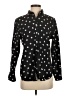 Chico's Polka Dots Black Long Sleeve Button-Down Shirt Size Sm (0.5) - photo 1