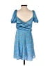 Zara Stars Blue Casual Dress Size S - photo 2