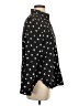 Chico's Polka Dots Black Long Sleeve Button-Down Shirt Size Sm (0.5) - photo 4