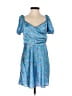 Zara Stars Blue Casual Dress Size S - photo 1