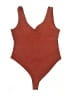 Forever 21 Plus Brown Orange Bodysuit Size 0X - photo 1