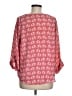 Pixley 100% Polyester Pink 3/4 Sleeve Blouse Size M - photo 2