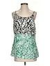 CAbi 100% Polyester Green Sleeveless Blouse Size S - photo 1