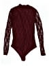 Self Esteem Burgundy Bodysuit Size XS - photo 1