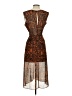 Finders Keepers 100% Polyester Animal Print Brown Cocktail Dress Size 4 - photo 2