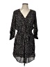 DR2 100% Polyester Animal Print Black Casual Dress Size L - photo 1