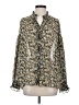 MNG Paisley Gold Long Sleeve Blouse Size 4 - photo 1