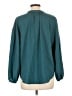 A New Day Teal 3/4 Sleeve Blouse Size L - photo 2