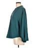 A New Day Teal 3/4 Sleeve Blouse Size L - photo 5