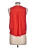 Bleuh Ciel Red Sleeveless Blouse Size L - photo 2