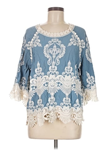 Leo & Nicole 3/4 Sleeve Blouse (view 1)