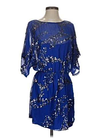 Aqua Cocktail Dress (view 1)