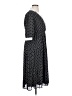 AFOUR Polka Dots Black Casual Dress Size L - photo 4