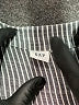 Gap Stripes Gray 3/4 Sleeve Blouse Size M - photo 7