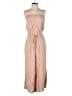 Venus 100% Rayon Solid Tan Jumpsuit Size S - photo 1