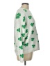 Assorted Brands 100% Polyester Hearts Green Pullover Sweater Size L (estimated) - photo 4