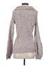 Sleeping On Snow Metallic Gray Pullover Sweater Size XS - photo 2