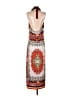 Talia Print Orange Casual Dress Size L - photo 2