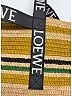 Loewe Stripes Yellow Tan 2023 Striped Raffia Tote One size - photo 9