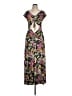 AFRM Floral Black Casual Dress Size L - photo 1