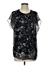 CAbi 100% Polyester Black Sleeveless T-Shirt Size S - photo 1