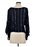 Floreat Black 3/4 Sleeve Blouse Size S - photo 2