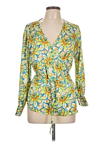 Bebe Long Sleeve Blouse (view 1)