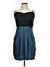 BCBGeneration 100% Polyester Color Block Teal Cocktail Dress Size 12 - photo 1