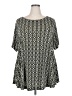 Lane Bryant Black Short Sleeve Blouse Size 18 - 20 Plus - photo 1