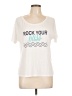 Assorted Brands White Short Sleeve T-Shirt Size L (estimated) - photo 1