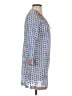 Soft Joie 100% Cotton Blue 3/4 Sleeve Blouse Size XS - photo 4