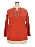 Woman Within Orange Pullover Sweater Size 18 (L) - photo 1