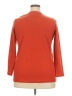 Woman Within Orange Pullover Sweater Size 18 (L) - photo 2