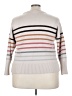 Philosophy Republic Clothing Stripes Ivory Pullover Sweater Size 3X - photo 2