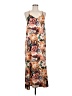 Assorted Brands Floral Brown Casual Dress Size M (estimated) - photo 1