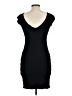 Popular Basics Solid Black Cocktail Dress Size L - photo 2