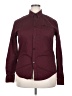 Unbranded Solid Burgundy Long Sleeve Button-Down Shirt Size 4X - photo 1