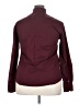 Unbranded Solid Burgundy Long Sleeve Button-Down Shirt Size 4X - photo 2