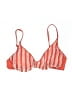 Wild Fable 100% Recycled Polyester Graphic Orange Swimsuit Top Size M - photo 1